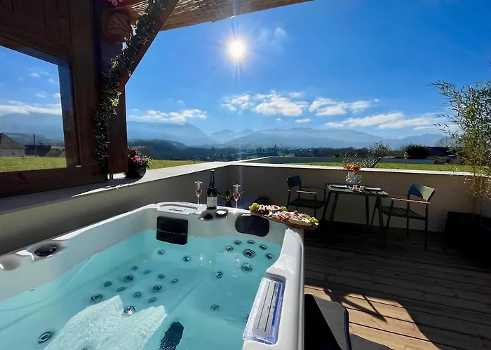 Maison Belle Vue Avec Et Vue Imprenable Lägenhet Asson